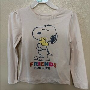 Girls peanuts, graphic T-shirt